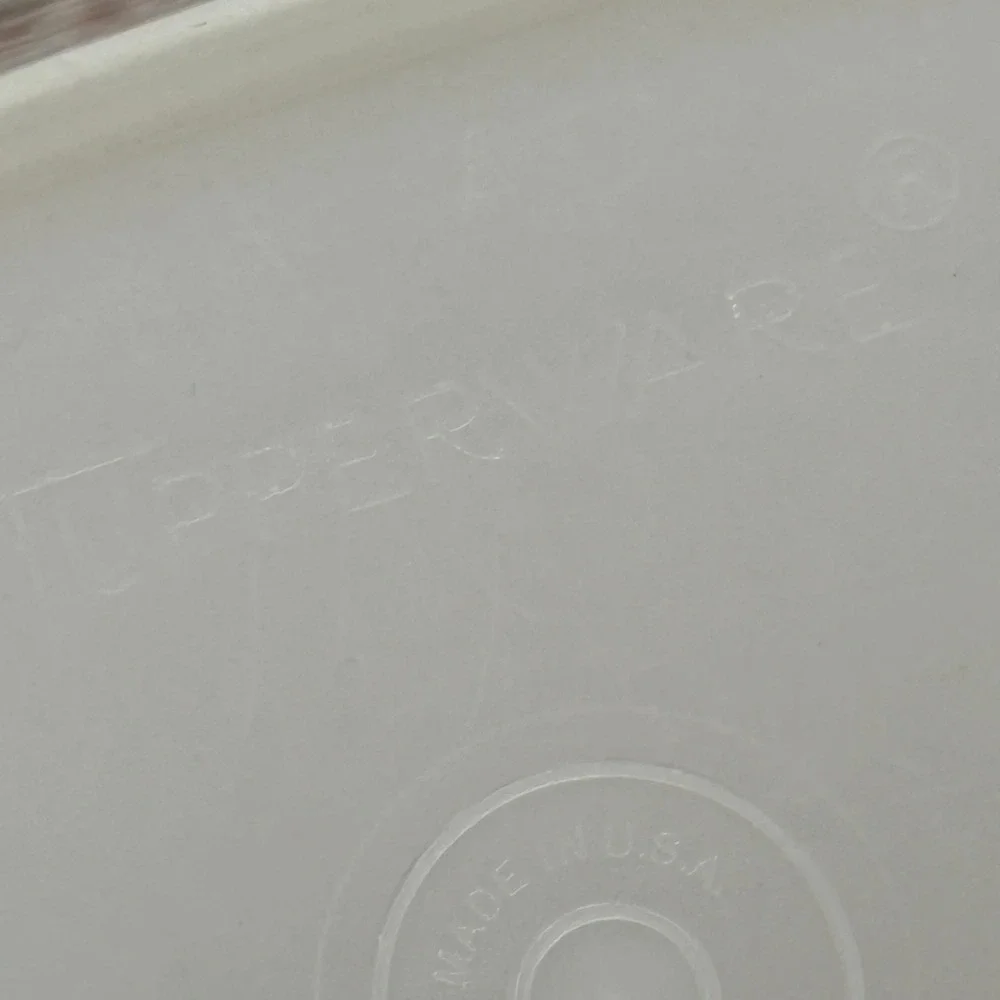 Vintage Tupperware Millionaire Line‎ Square Storage Containers Frosted 310-41